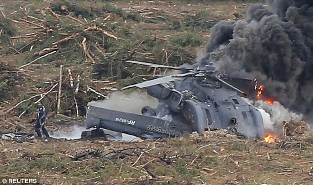 Russian Military Helicopter Crash Kills Crew Members 1 1083342 crash 1460451807