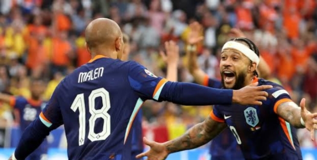 Euro 2024: Malen Scores Twice As Netherlands Beat Romania, Advance To Quarterfinals 1 1719946334555
