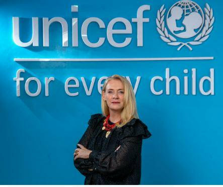 Federal Gov't, UNICEF To Flag Off e-Birth Registration In 5 States 1 Chief of UNICEF Field Office for South-West Nigeria, Celine Lafoucriere.