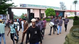 Ogun Students Protest Killing Of Colleague By Driver 1 Gateway Polytechnic