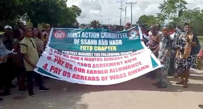 PICTORIAL: SSANU, NASU Stage Nationwide Protests Over Withheld Salaries 1 IMG 20240709 WA0004
