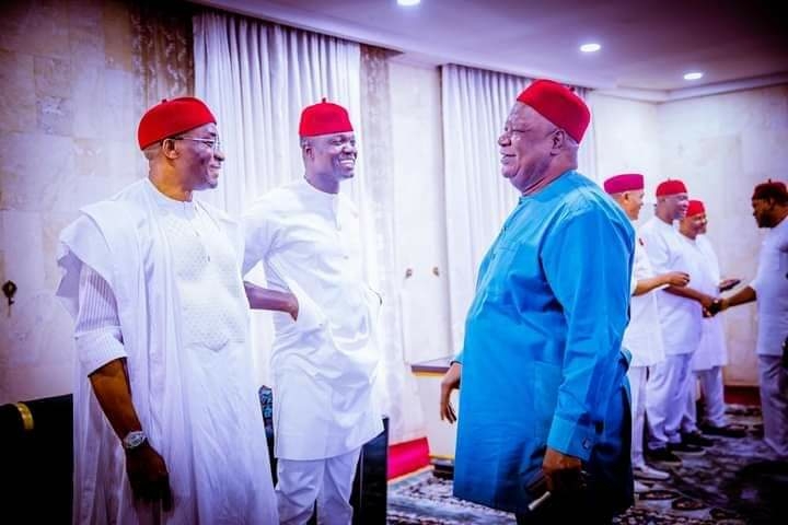 Kalu, Ganduje Excited As Ex-Senate President Anyim Defects To APC 1 IMG 20240714 WA0036