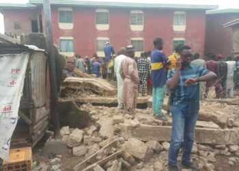 JUST-IN: 3 Trapped, 2 Rescued As Building Collapses In Osun   