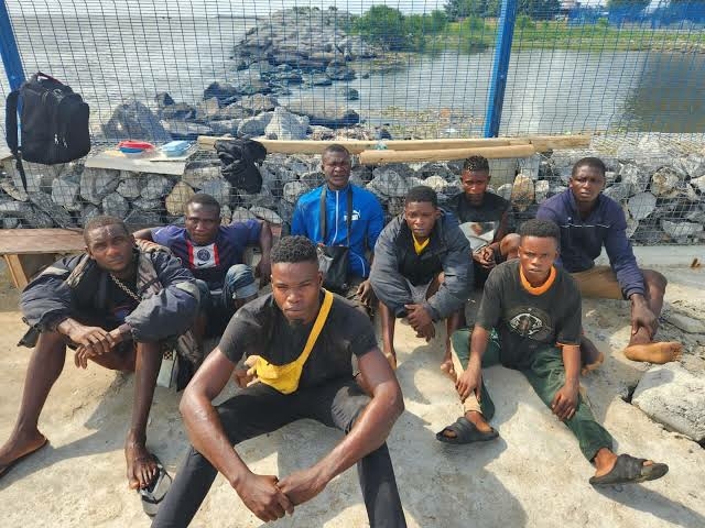 Navy Arrests 8 Stowaways, Rescues Victims Of Human Trafficking, Fishermen 1 IMG 7419