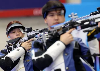 Kazakhstan Win First Paris Olympics Medal With Bronze In 10m Mixed Team Shooting