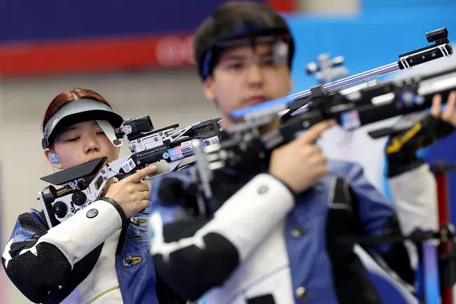 Kazakhstan Win First Paris Olympics Medal With Bronze In 10m Mixed Team Shooting 1 Kazakhstan Win First Paris Olympics Medal With Bronze