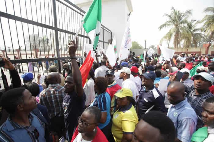 Stop Planned Nationwide Protest, CSO Urges Nigerians 1 Labour protest4