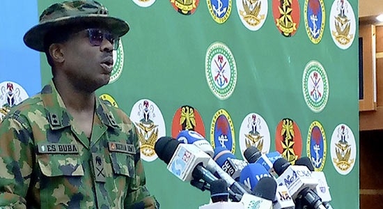 34 Terrorists, 6 Soldiers Killed In Borno Attack — DHQ 1 Maj. Gen. Edward Buba
