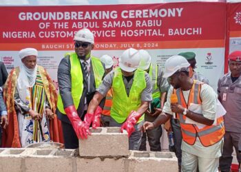 Customs CG Lays Foundation For 30-bed Hospital