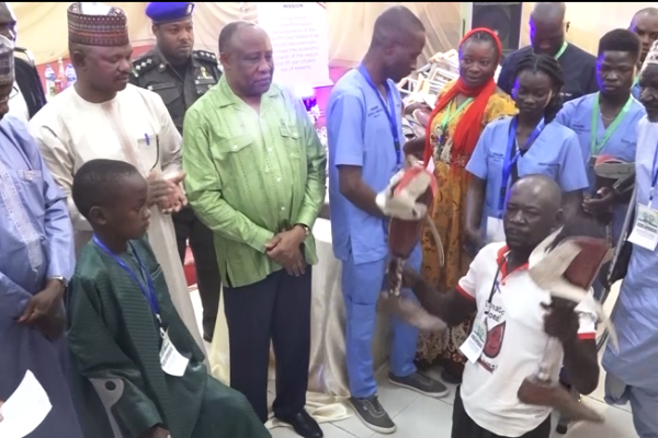 NEDC Distributes Prosthetic Limbs, Wheelchairs, Crutches To PWDs 1 NEDC Distributes Prosthetic Limbs Wheelchairs Crutches To PWDs