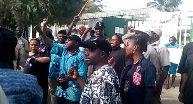 Protest Trails NPC DG's Appointment 1 Protest