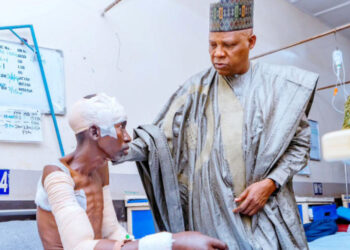 Tinubu’s Heart With You, Shettima Tells Victims Of Gwoza Attacks