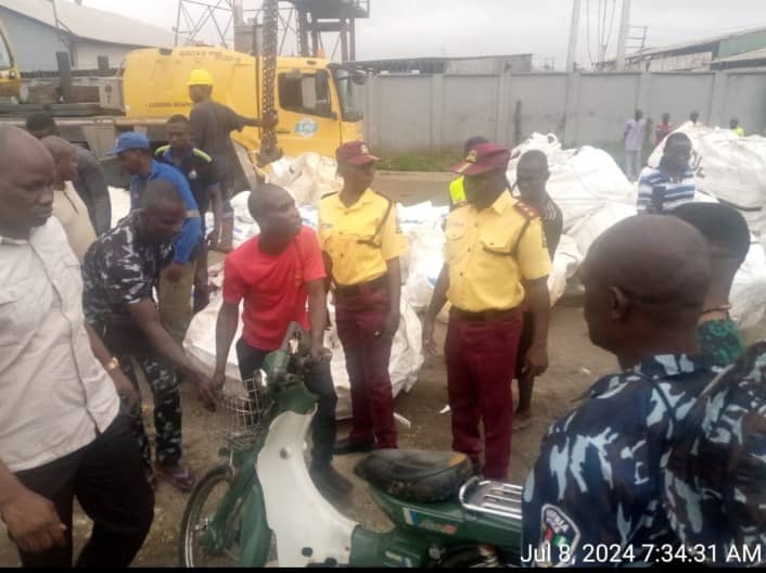 Container-laden Truck Crushes Female Biker In Lagos 1 WhatsApp Image 2024 07 08 at 11.51.15