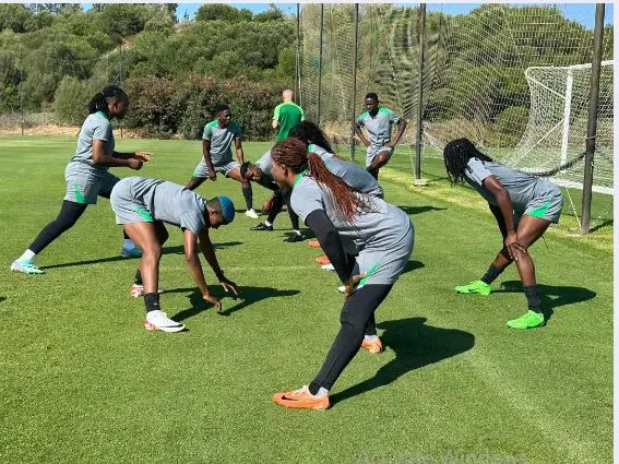 Paris Olympics: Super Falcons’ Camp Bubbles As 14 Players Begin Training 1 WhatsApp Image 2024 07 08 at 12.18.17 PM 2
