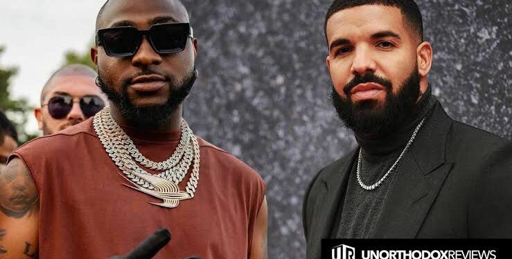 L-R: Davido and Drake