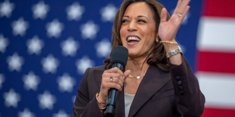 US Vice President Kamala Harris.