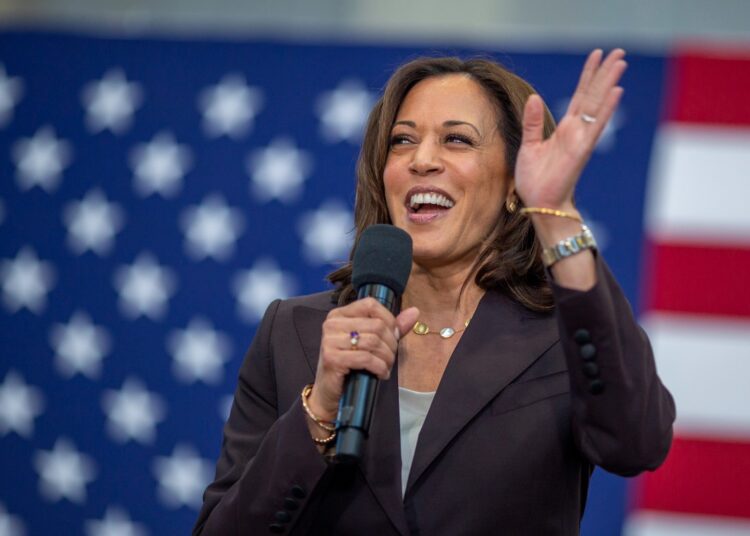 US Vice President Kamala Harris.