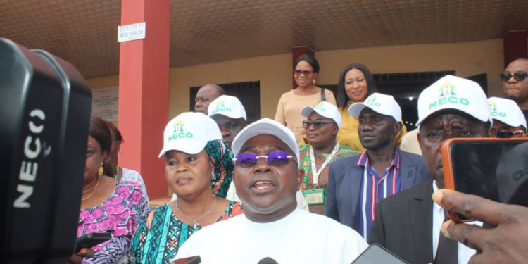 Registrar/Chief Executive of NECO, Prof. Dantani Ibrahim Wushishi.