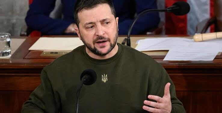 Ukrainian President Volodymyr Zelensky