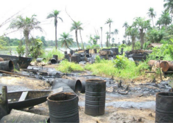 Navy Uncovers 2 lllegal Refining Sites In Delta