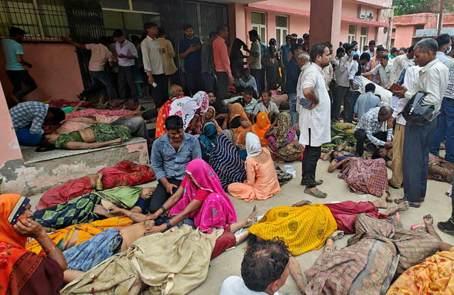 PICTORIAL: 87 Die In Stampede At India's Religious Gathering 1 india stampede 2024