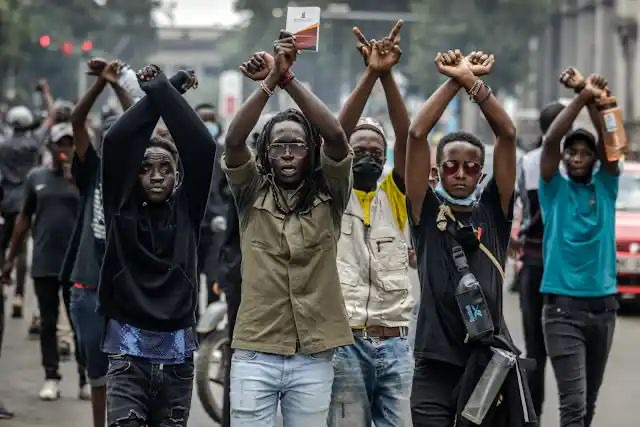 Heavy Police Presence As Kenyans Renew Protests Against Tax Hike 1 kenya protest
