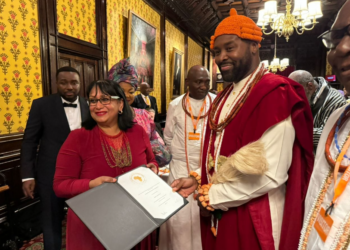 Olu Of Warri Bags Award In UK As Wife Advocates Reshaping Cultural Values, Identity