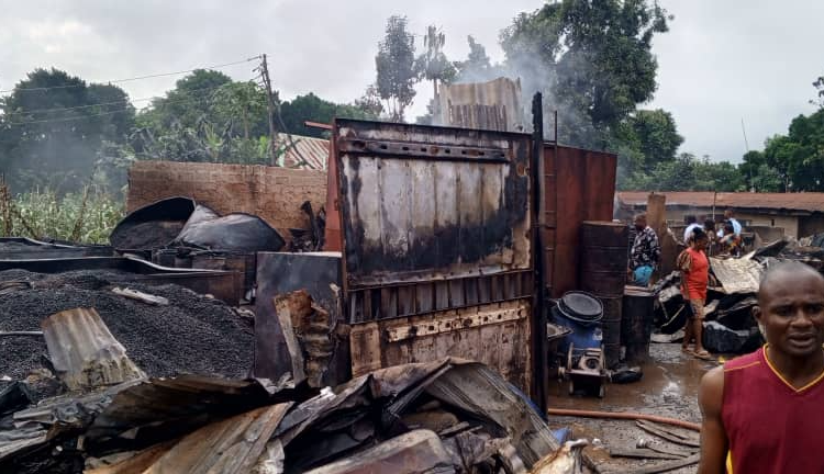 Fire Guts Palm Kernel Factory In Ebonyi