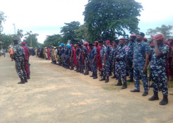 Protest: Security Agencies Begin Show Of Force In Oyo
