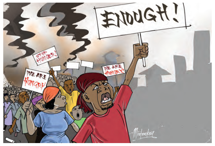 Hardship Protest: UK, US, Canada Caution Citizens In Nigeria 1 protest 1