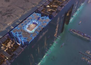 Saudi Plans 2034 World Cup Stadium 350m Above Ground