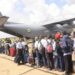 PICTORIAL: NAF Airlifts Air Force Secondary School Students To Home States For Holiday