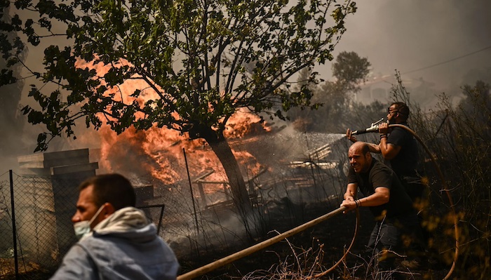 Wildfire Ravages Athens