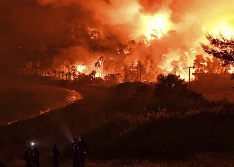 Wildfire Ravages Athens