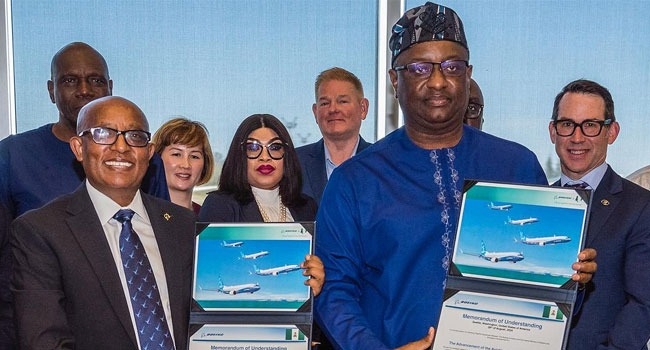 Federal Gov’t, Boeing Sign MoU To Modernise Nigeria's Aviation Sector 1 Federal Govt Boeing Sign MoU To Modernise Nigerias Aviation Sector