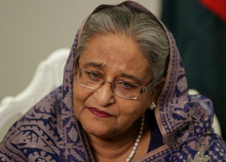 Bangladesh’s Prime Minister Sheikh Hasina.