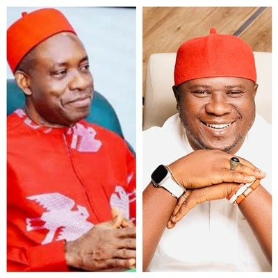 Anambra LG Polls: Princeton President, Dr Echem, Tasks ANSIEC On Credible Exercise 1 L-R: Governor Chukwuma Soludo and Dr. Chibuike Echem