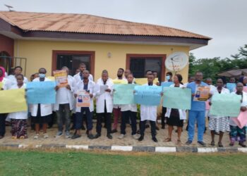 PICTORIAL: Resident Doctors In Kwara Protest Prolonged Abduction Of Kaduna Colleague 