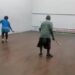 PICTORIAL: Ex-President Obasanjo Shows Off Squash Skills