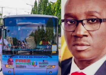 Okpebholo Donates 2 Luxury Buses To Ease Transportation Burden Of Edo South Constituents