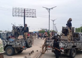 Protest: Pandemonium As Immigration Officer Shoots Self Accidentally In Borno