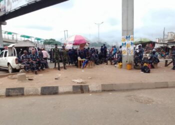 Protest: Heavy Security Presence As Commercial Activities Partially Paralysed In Ogun