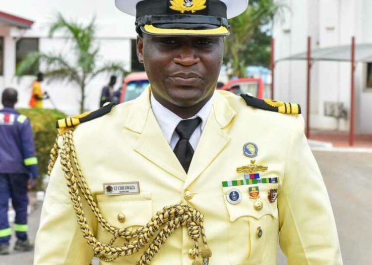 Lt Cdr Gideon Yashim Gwaza.