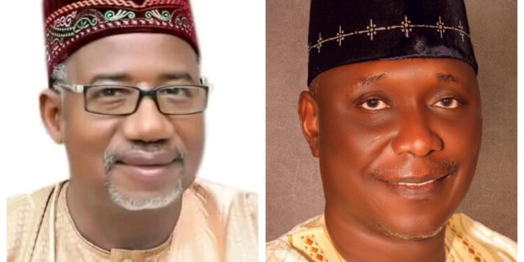 L-R: Governor Mohammed and Speaker Suleiman