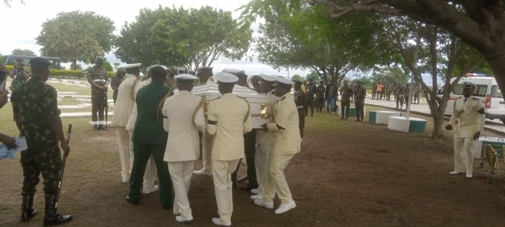 Navy Buries Officer Who Died Rescuing 59 Mariners In Rivers