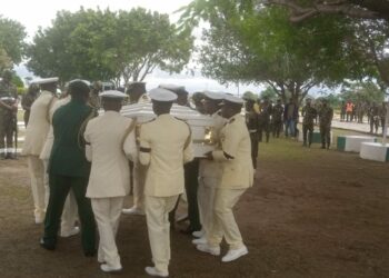 PICTORIAL: Navy Buries Officer Who Died Rescuing 59 Mariners In Rivers