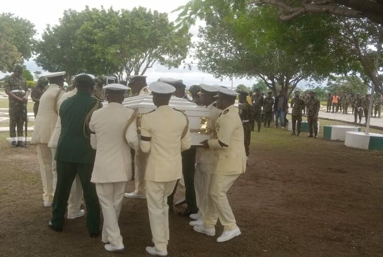 Navy Buries Officer Who Died Rescuing 59 Mariners In Rivers