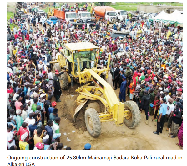New Rural Roads And The Transformation Of Bauchi Communities 1 construction work
