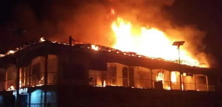Fire Incident At Redeemed Church