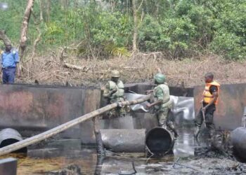 Navy Destroys 9 Illegal Refining Sites